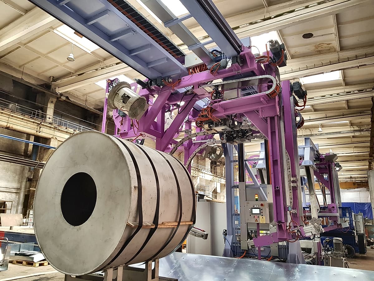 Coil packaging line