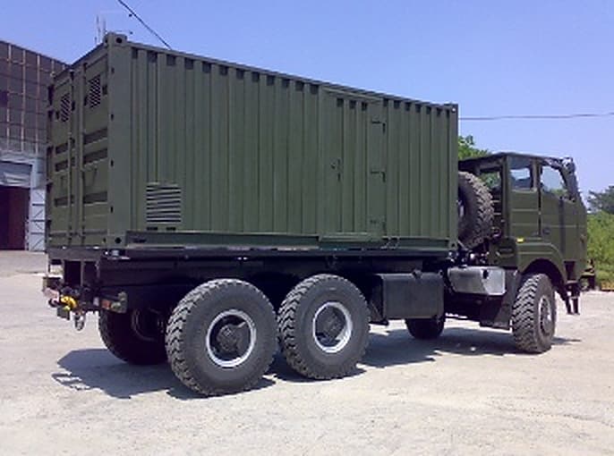 Truck-mounted shelters